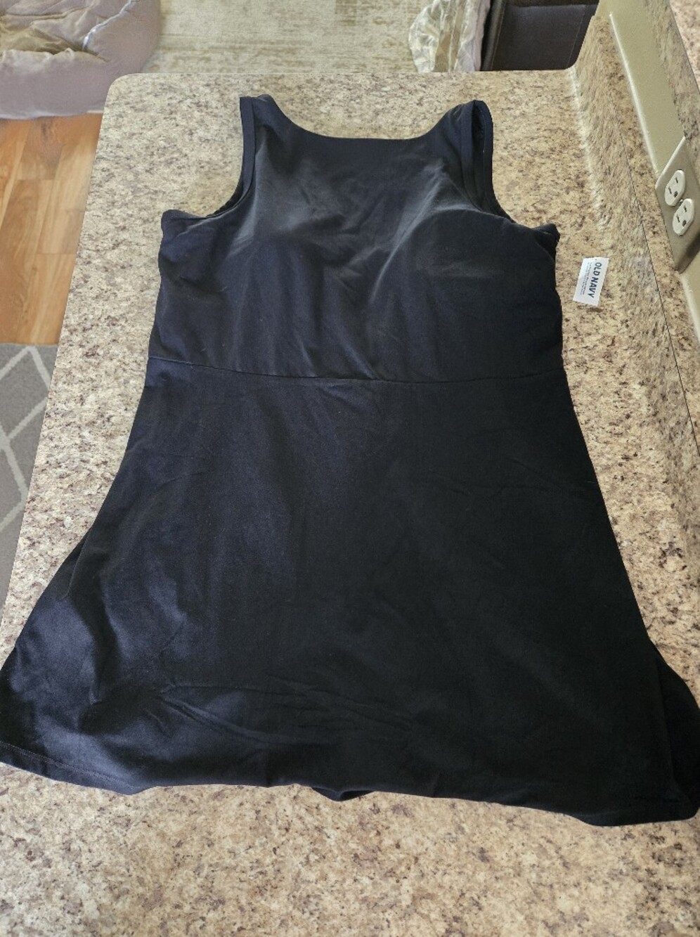 NWT OLD NAVY STUDIO SMOOTH ATHLETIC SPORT DRESS, SIZE XL, BLACK